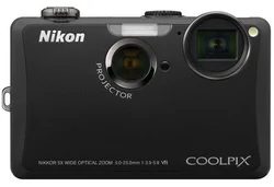 NIKON kompakt COOLPIX S1100pj, 14,1 MPix, vestavěný projektor, black, 5x zoom VR
