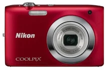 NIKON kompakt COOLPIX S2600 - 14 MP, 5x zoom - Red