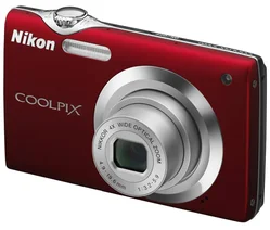 Nikon kompakt COOLPIX S3000, 12MPix, červený, 4x zoom VR