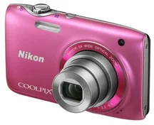 NIKON kompakt COOLPIX S3100, 14MPix, růžová, 5x zoom