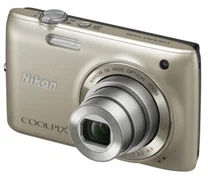 NIKON kompakt COOLPIX S4100, 14MPix, stříbrná, 5x zoom