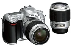 Nikon zrcadlovka D50 silver + 18-55 +55-200