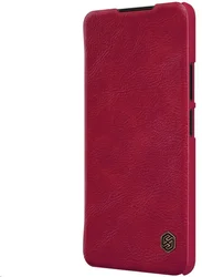 Nillkin Qin Book Pouzdro pro Xiaomi Poco F3, Red - červené