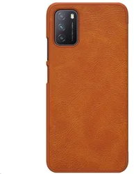 Nillkin Qin Book Pouzdro pro Xiaomi Poco M3 Brown 57983101709 - Digitální foto - příslušenství