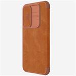 Nillkin Qin Book PRO Pouzdro pro Samsung Galaxy A55 5G Brown