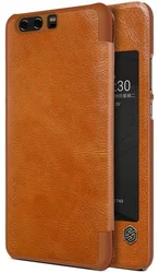 Nillkin Qin S-View Pouzdro Brown pro Huawei P10 Plus