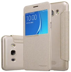 Nillkin Sparkle S-View Pouzdro Gold pro Samsung Galaxy J5 2016 J510