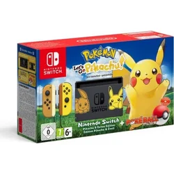 Nintendo Switch + hra Pokémon: Let's Go Pikachu + Poké Ball