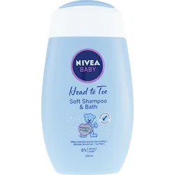 Nivea Baby šampon a pěna do koupele 2v1 200 ml