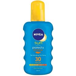Nivea Sun Protect & Bronze Sun Spray SPF 30 200ml 7319470012134 - Kosmetika - Ochrana proti slunci