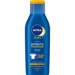 Nivea Sun Protect & Moisture mléko na opalování SPF 50+ 200 ml