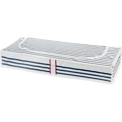Nízký textilní úložný box na oblečení pod postel Compactor MARINE 100 x 45 x 15 cm