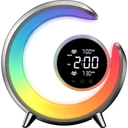 Nočná LED lampa IMMAX PEACOCK strieborná