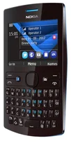 Nokia Asha 205 Cyan-Dark Rose - modro černý