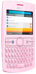 Nokia Asha 205 Magenta-soft Pink - růžový
