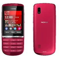 Nokia Asha 300 Red - červený