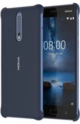 Nokia Soft Touch Case CC-801 pro Nokia 8 modrý
