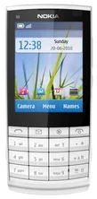 Nokia X3-02,5 (Touch and Type) White Silver