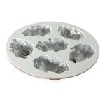 Nordic Ware Mini bábovky Malí králíčci plás se 6 formičkami 4 1/2cup karamelová