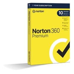 NORTON 360 PREMIUM 75GB CZ 1 uživatel, pro 10 zařízení, na 12 měsíců, box