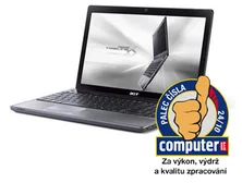 Notebook ACER AS5820TG-5464G75MNKS,15,6" HD LED, Core i5-460M, 4GB, 750GB, ATI 5650 s 1GB, DVD±RW, WiFi, BT, cam, W7HP-64bit