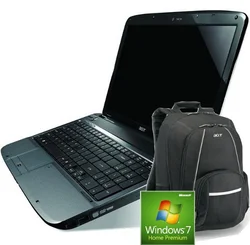 Notebook Bundle ACER Aspire 5738ZG-432G50MN 15,6" T4300,2GB,500GB,ATI HD4570 s 512MB,DVD±RW, WiFi,BT,CAM,+ W7HP + batoh