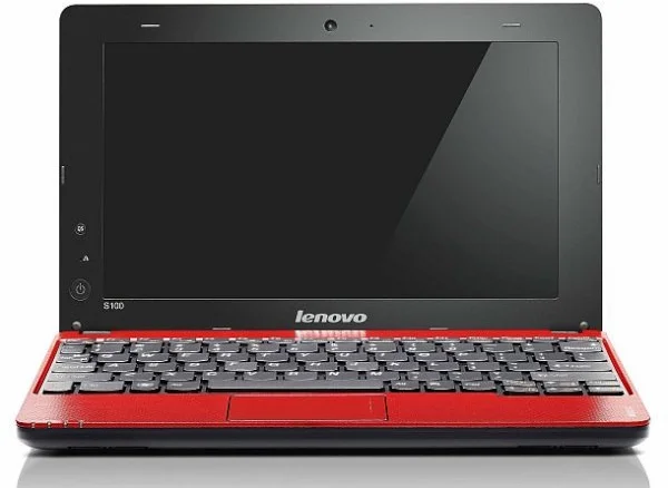 Notebook Lenovo ideapad S100, 10,1"LED Atom N455,1GB,250GB,bez DVD,WiFi,BT,CAM,W7S,červený