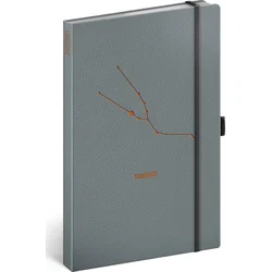 Notes Zvěrokruh Býk, linkovaný, 13 × 21 cm