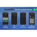 NOUS B2T WiFi Tasmota Smart 1-kanálový prepínač s monitorovaním napájania