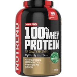 Nutrend 100% WHEY protein 2250 g, jahoda
