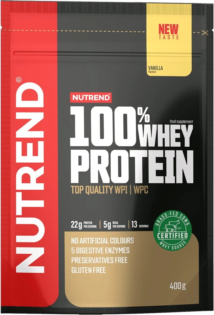 Nutrend 100% WHEY PROTEIN, 400 g, vanilka