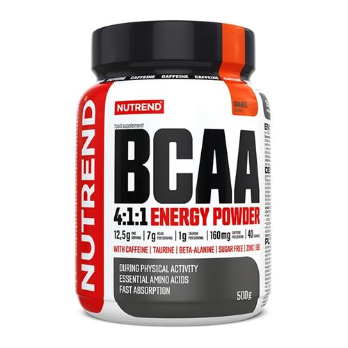 Nutrend BCAA 4:1:1 ENERGY POWDER 500 g, malina