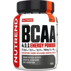 Nutrend BCAA 4:1:1 ENERGY POWDER 500 g, malina