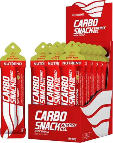 Nutrend CARBOSNACK sáček 50 g, zelené jablko