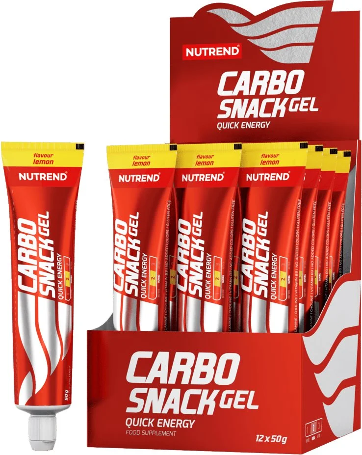 Nutrend CARBOSNACK tuba 50 g, citron