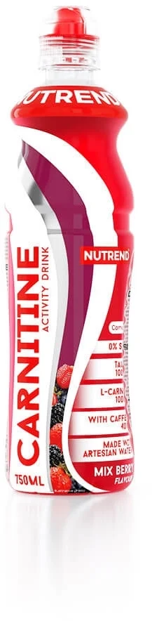 Nutrend CARNITINE ACTIVITY DRINK WITH caffeine 750 ml, mix berry