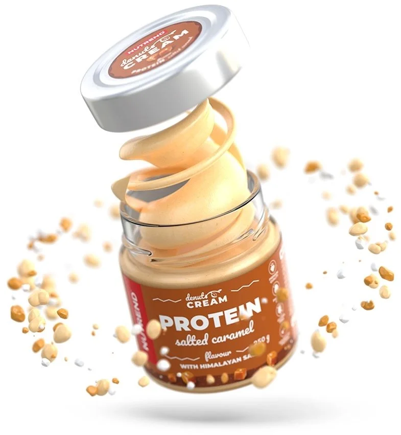 Nutrend DENUTS cream 250 g, Slaný karamel s proteinem