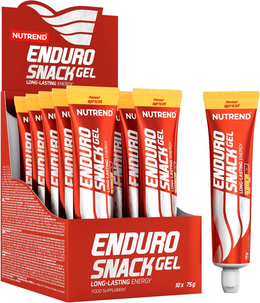 Nutrend ENDUROSNACK tuba 75g, meruňka