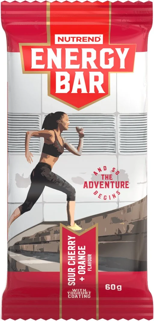 Nutrend ENERGY bar 60 g, višeň+pomeranč, 5ks