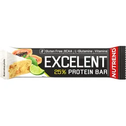 Nutrend EXCELENT proteínová tyčinka 85 g, limetka s papájou, 5 ks