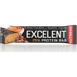 Nutrend EXCELENT proteínová tyčinka 85 g, zmes lieskových orieškov, 3ks