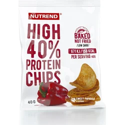 Nutrend HIGH PROTEIN CHIPS 6x 40 g, paprika