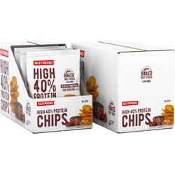 Nutrend HIGH PROTEIN CHIPS 6x 40 g, šťavnatý steak
