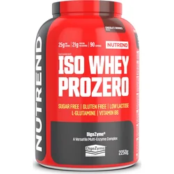 Nutrend ISO WHEY PROZERO, 2250g, čokoládové brownies 8594014868494 - Sportovní výživy