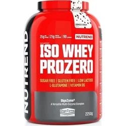 Nutrend ISO WHEY PROZERO, 2250g, cookies cream 8594014869194 - Sportovní výživy