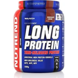 Nutrend LONG PROTEIN, 1000g, čokoláda+kakao 8594073178794 - Sportovní výživy