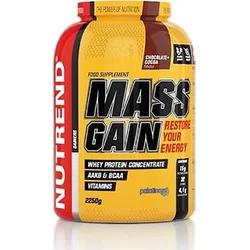 Nutrend MASS GAIN, 2250g, čokoláda+kakao 8594073174116 - Sportovní výživy