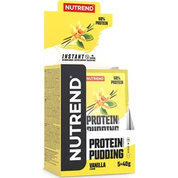 Nutrend PROTEIN PUDDING 5x 40 g, vanilka