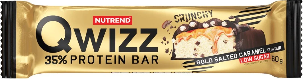 Nutrend QWIZZ protein bar 60 g, slaný karamel