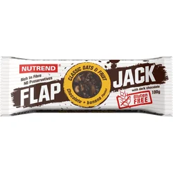 Nutrend Tyčinka Flapjack GLUTEN FREE 100 g, čokoláda + banán s hořkou čokoládou, 5ks